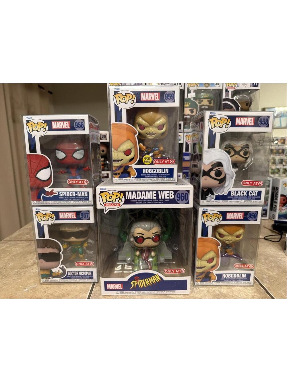 Funko POP! Spider-Man The Animated Series Target Exclusives (FULL COLLECTION)